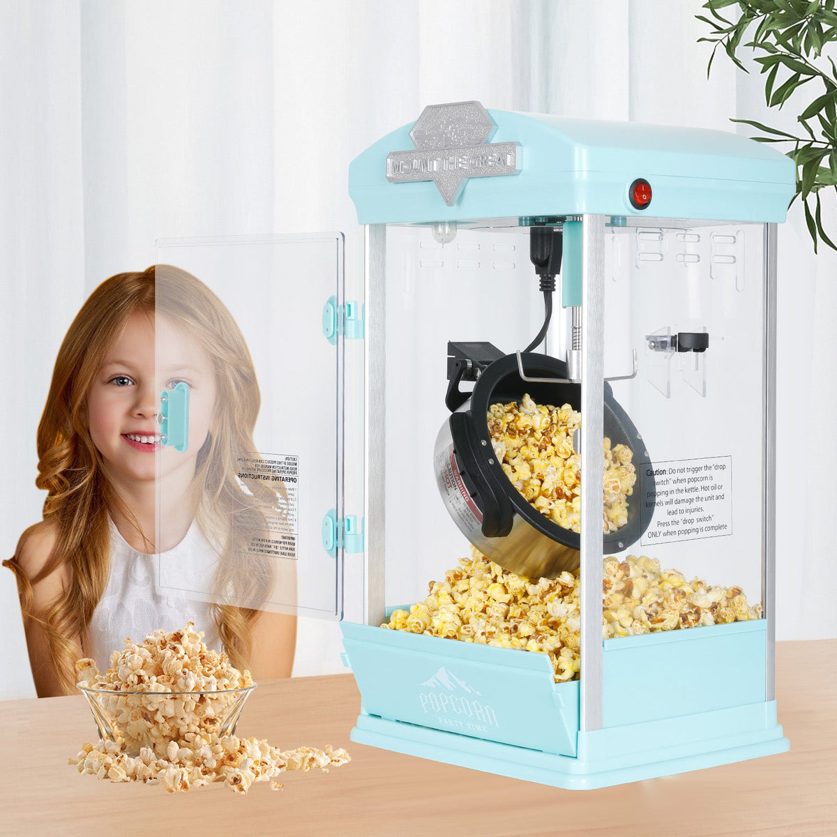 Portable Popcorn Maker Machine