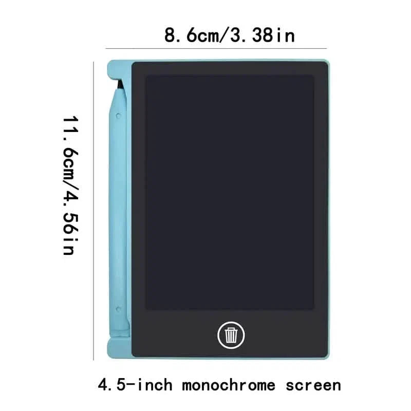 Digital LCD Writing Tablet with Stylus Pen – Reusable Wipeable Dry-Erase Doodle & Drawing Board