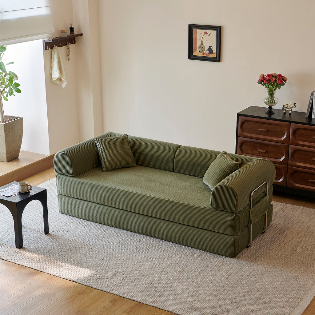 78.8" Compression Sofa - Convertible Floor Sofa Bed