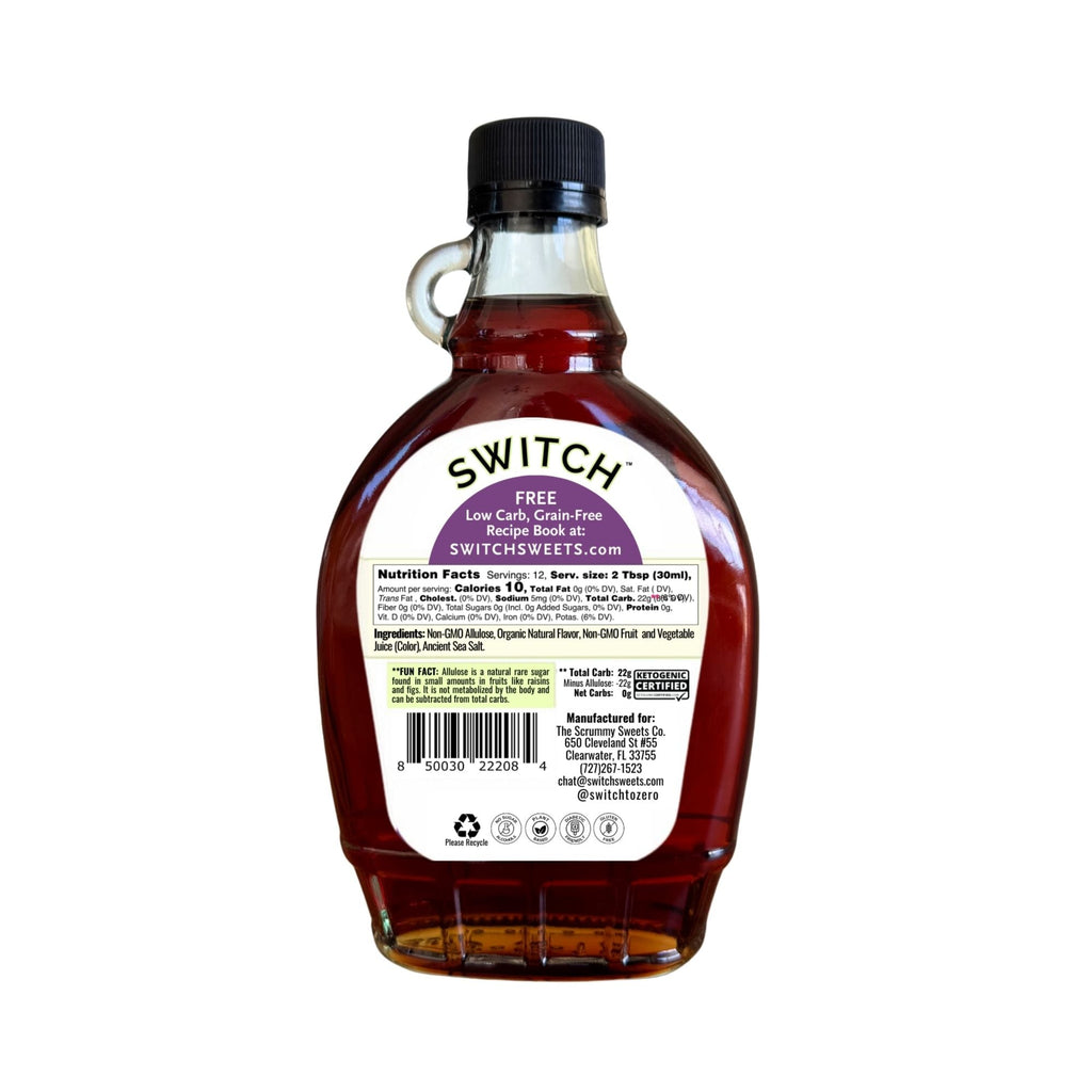 SWITCH® Sweet & Buttery Pancake Syrup 12oz